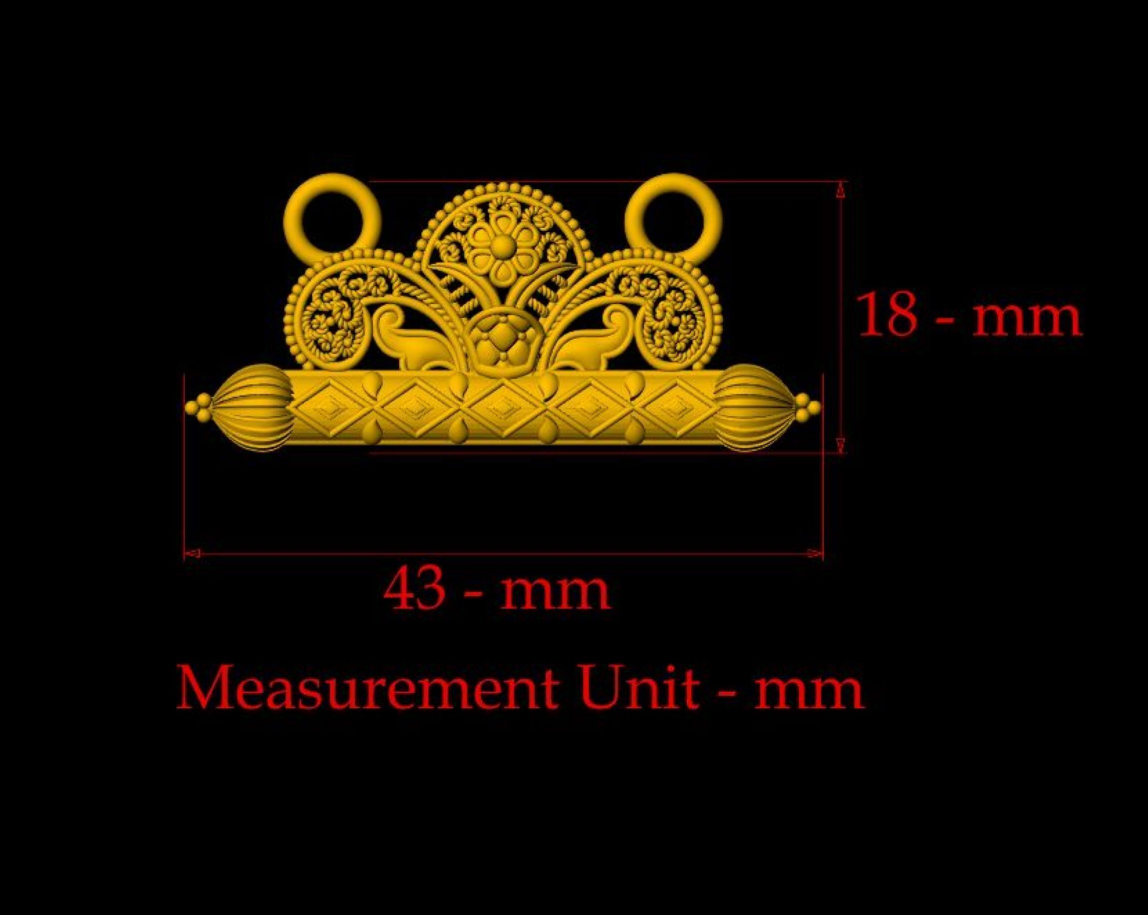 Designer Matt Pendant - 0101 3D print model_15