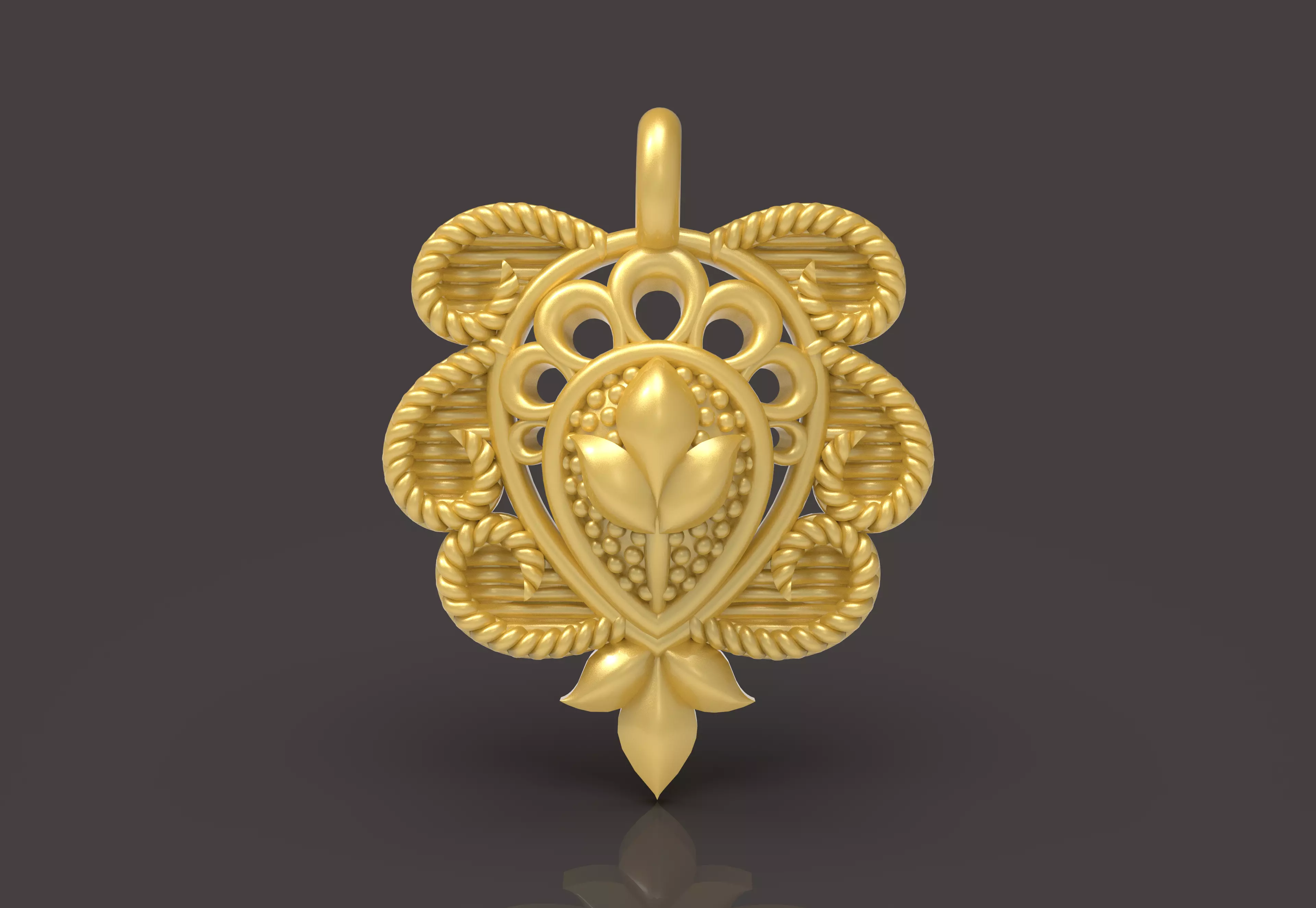 Designer Matt Pendant - 0101 3D print model_0