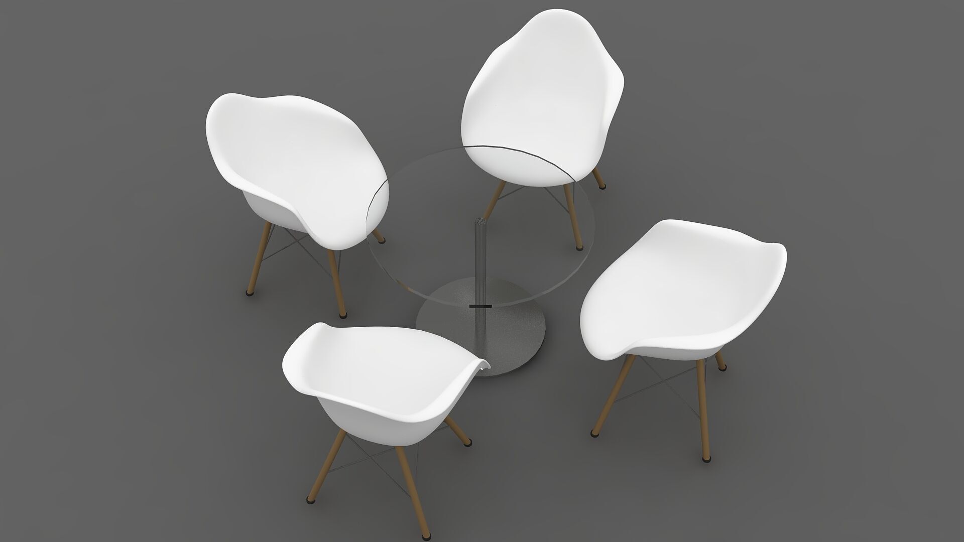 furniture of exhibitions Free 3D model_1