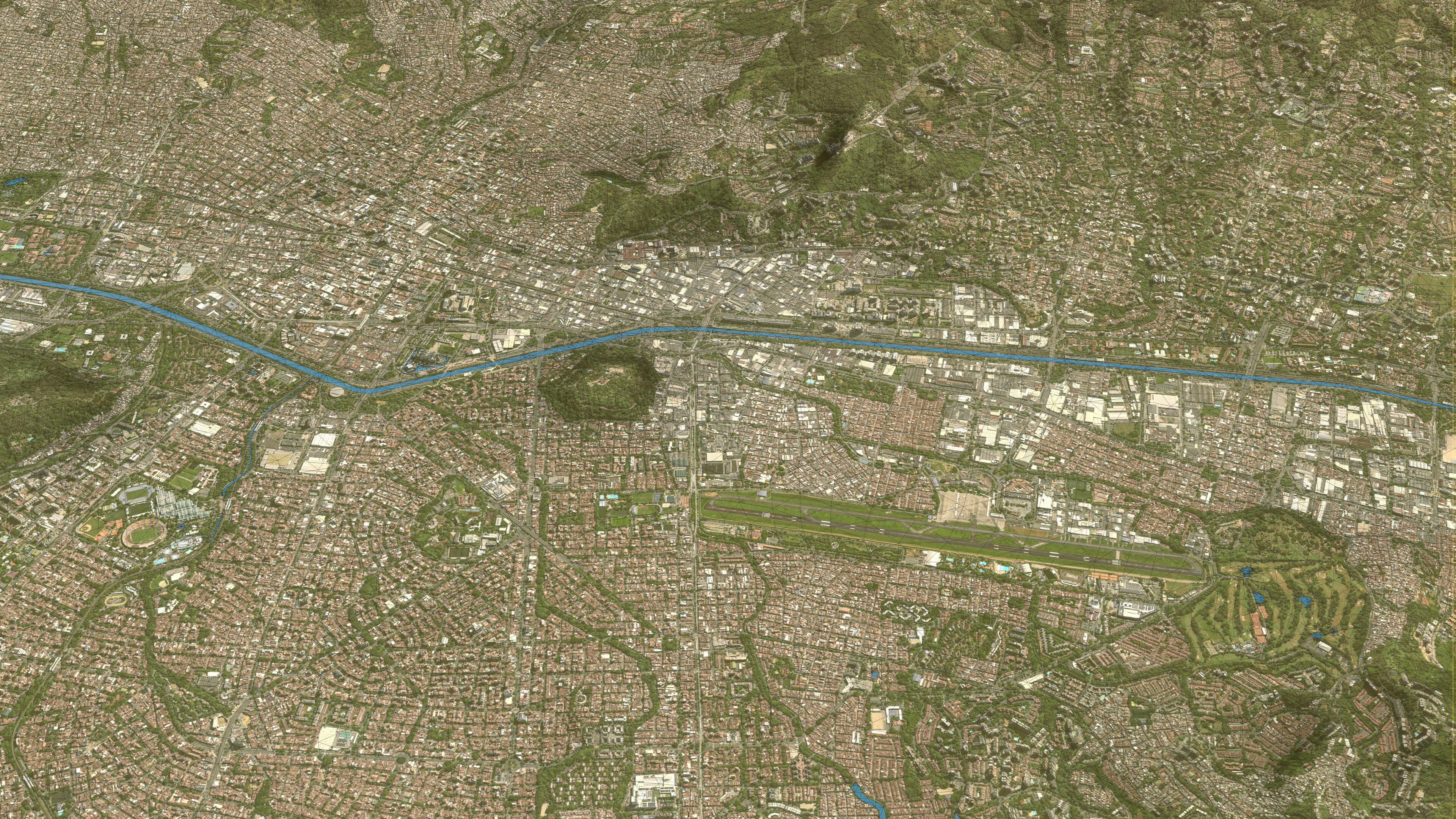 Medellin - Topography Terrain Low-poly 3D model_25