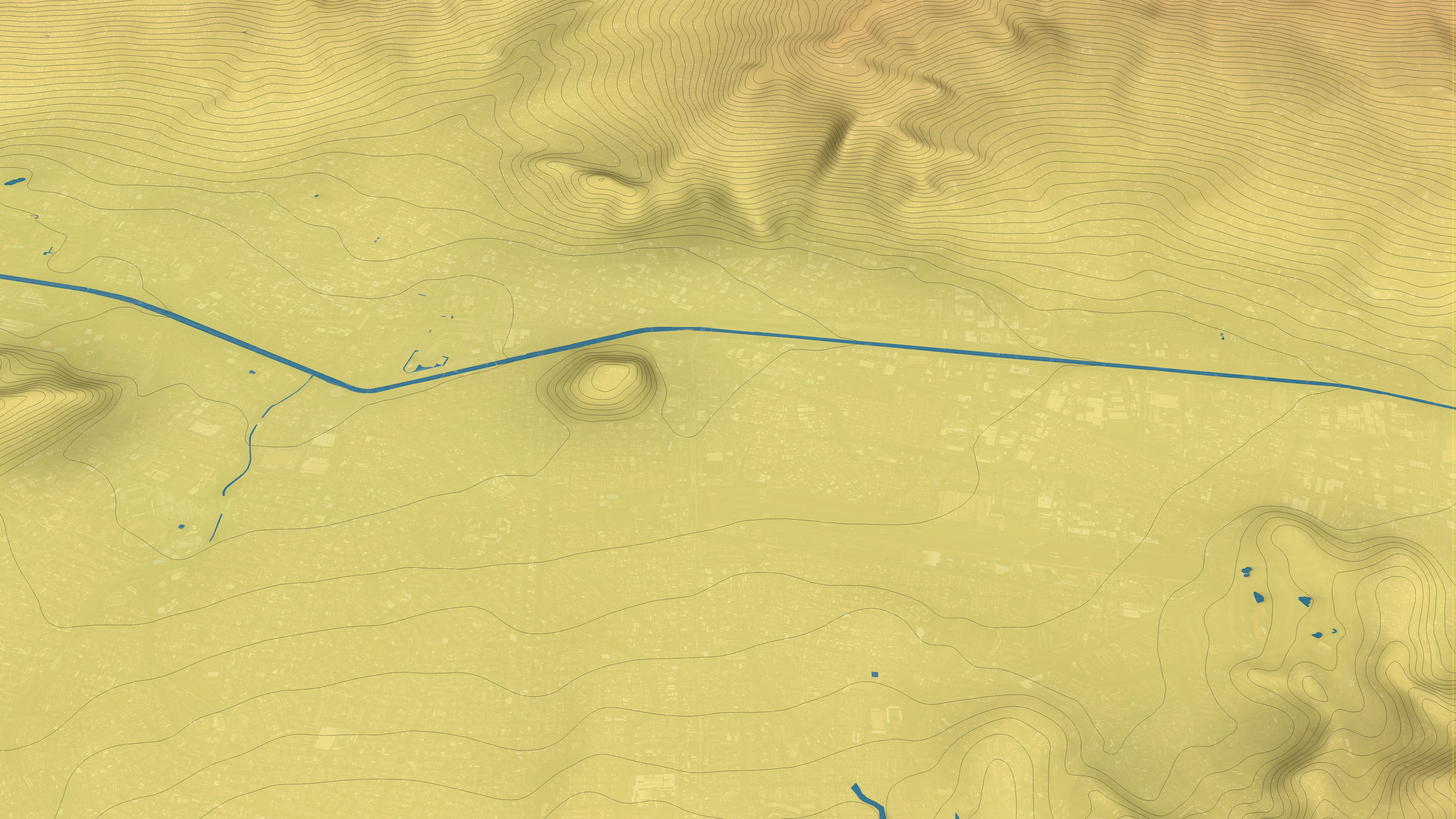 Medellin - Topography Terrain Low-poly 3D model_27