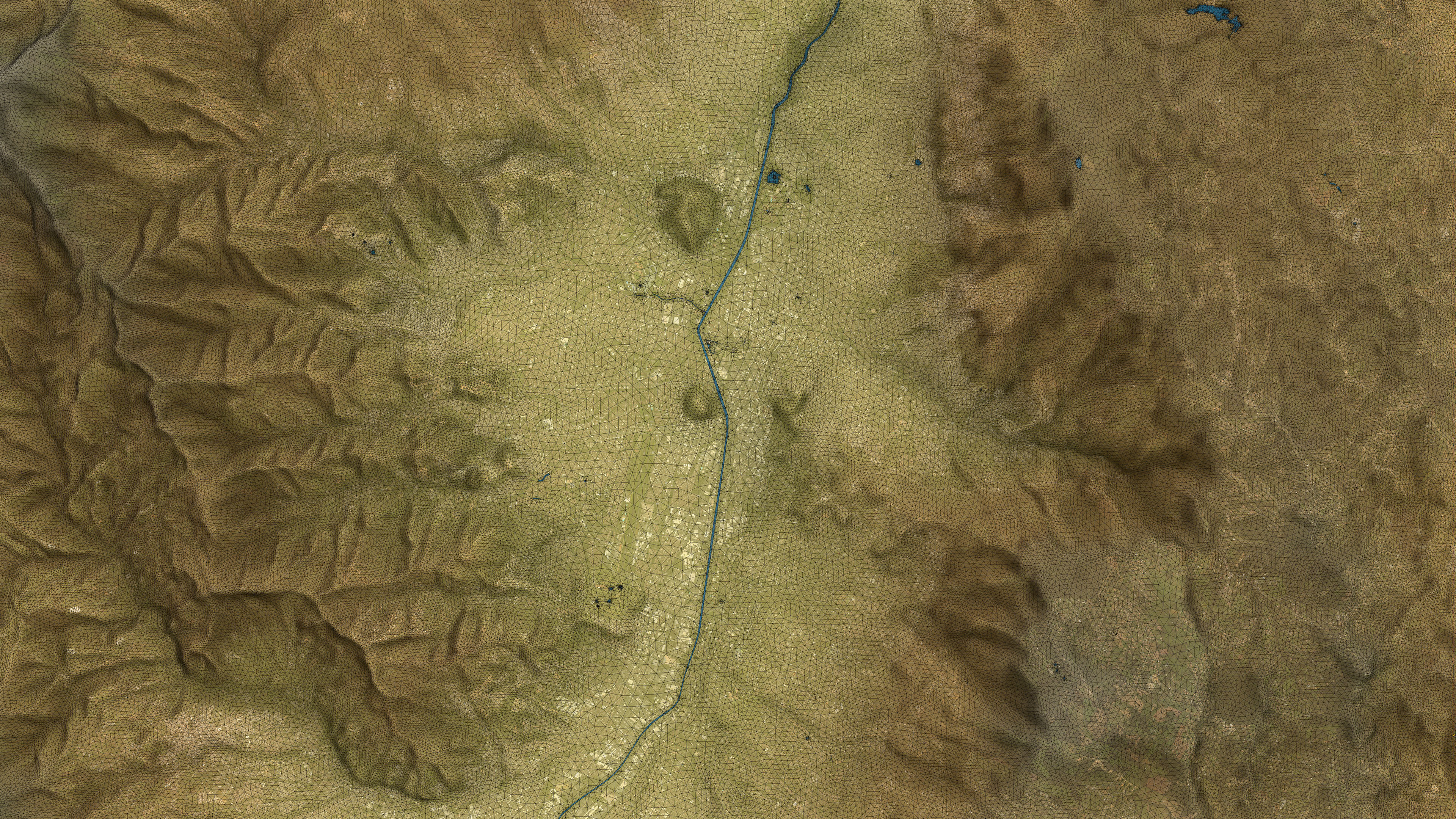 Medellin - Topography Terrain Low-poly 3D model_14