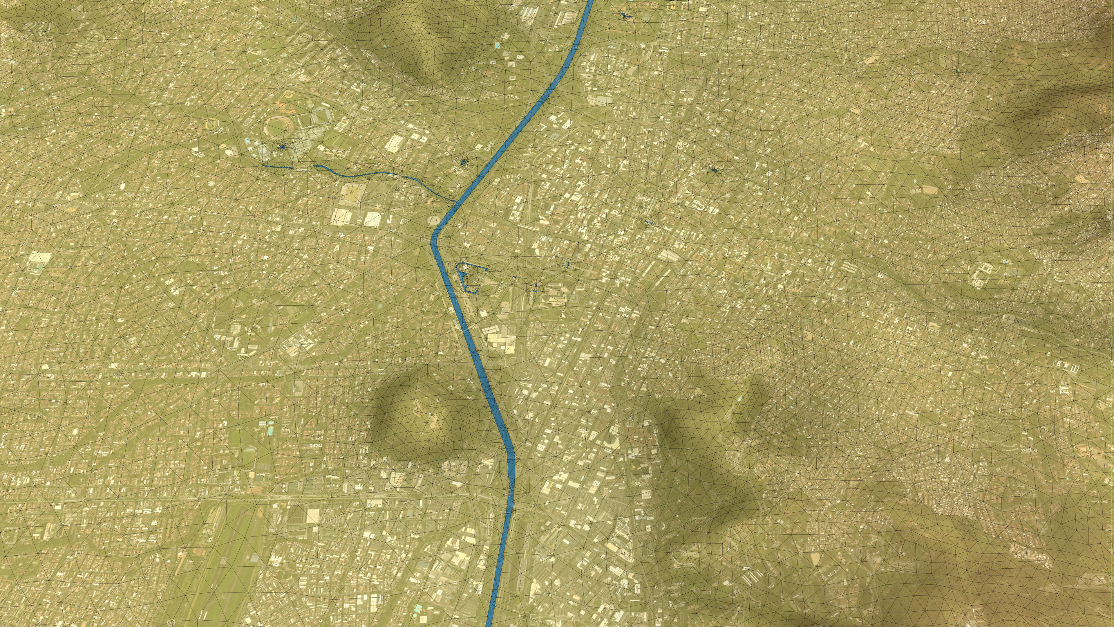 Medellin - Topography Terrain Low-poly 3D model_23