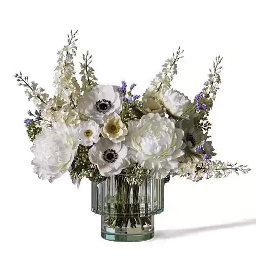 Flower Set 099 3D model