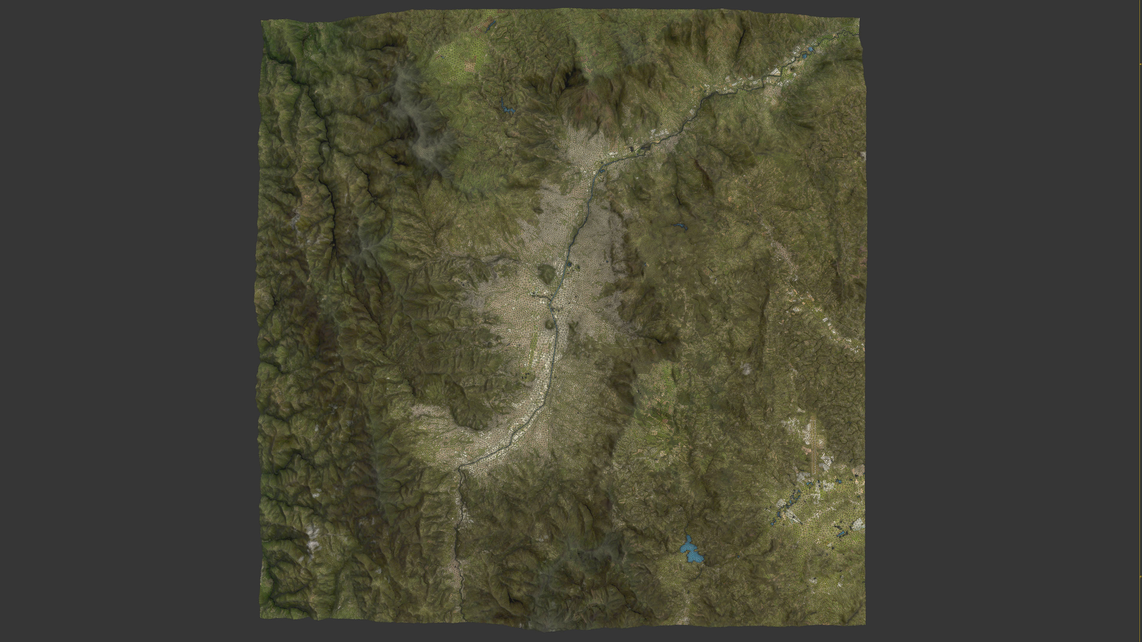 Medellin - Topography Terrain 3D City 3D Model Collection_36