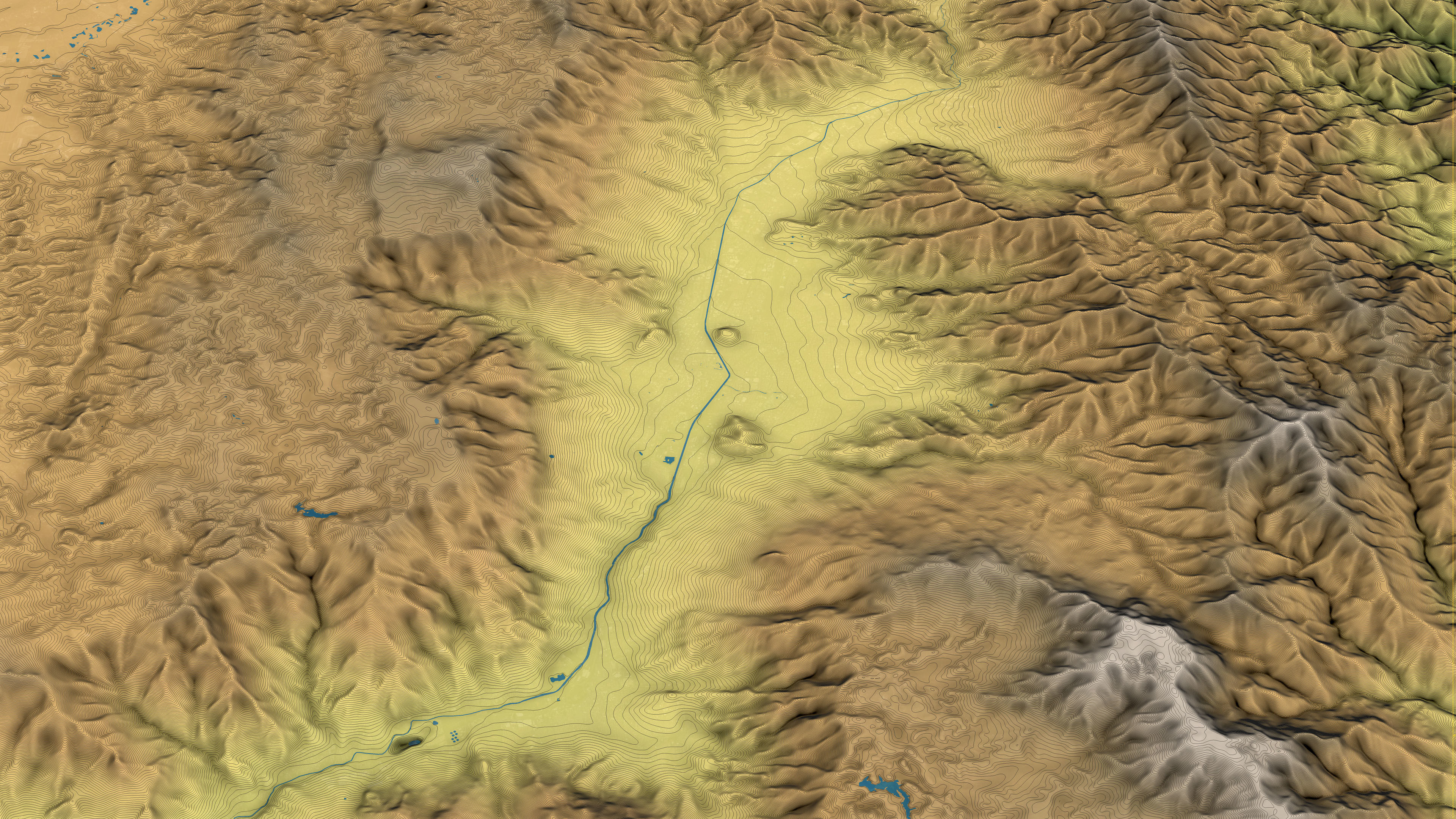 Medellin - Topography Terrain 3D City 3D Model Collection_26