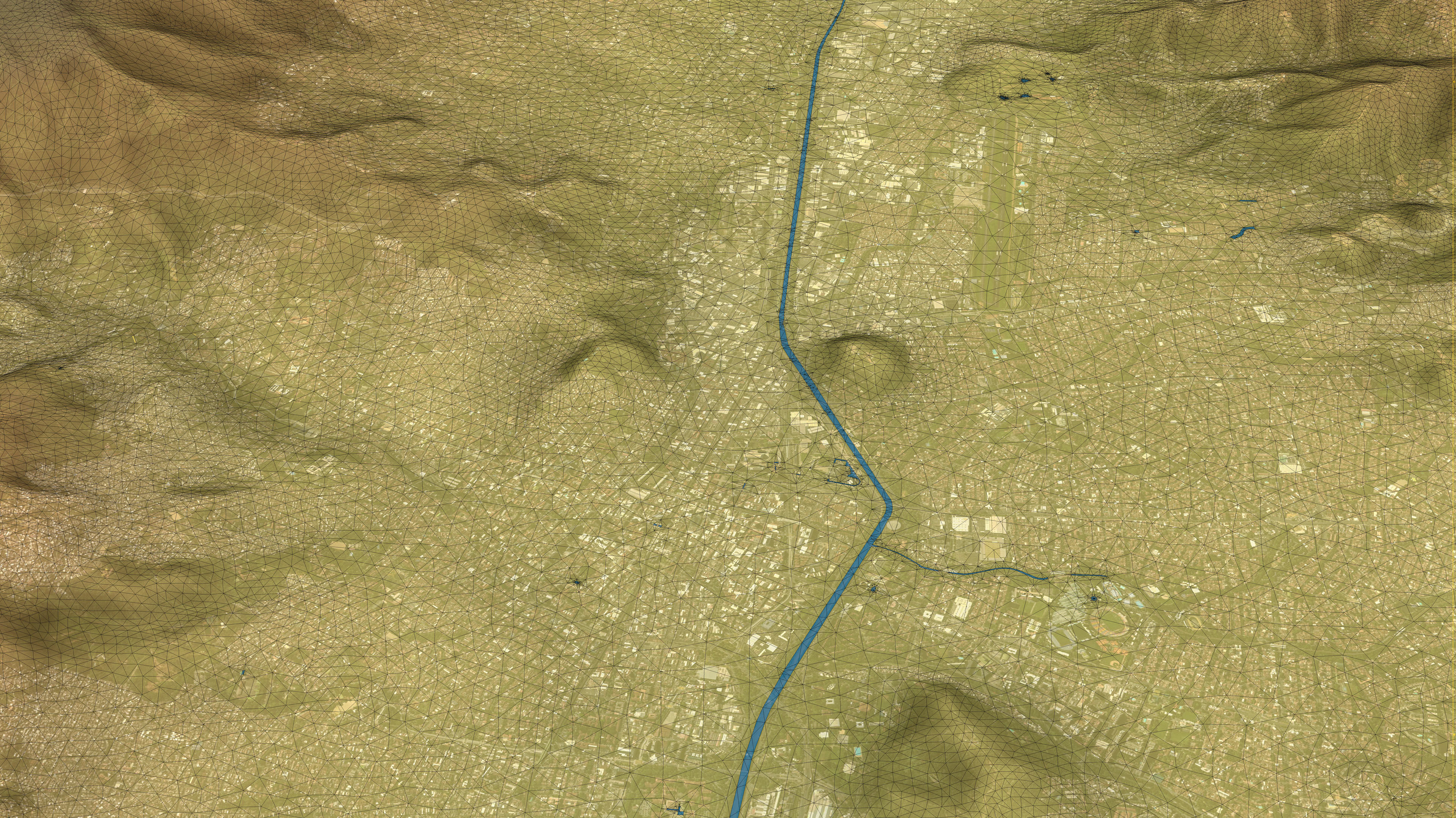 Medellin - Topography Terrain 3D City 3D Model Collection_12