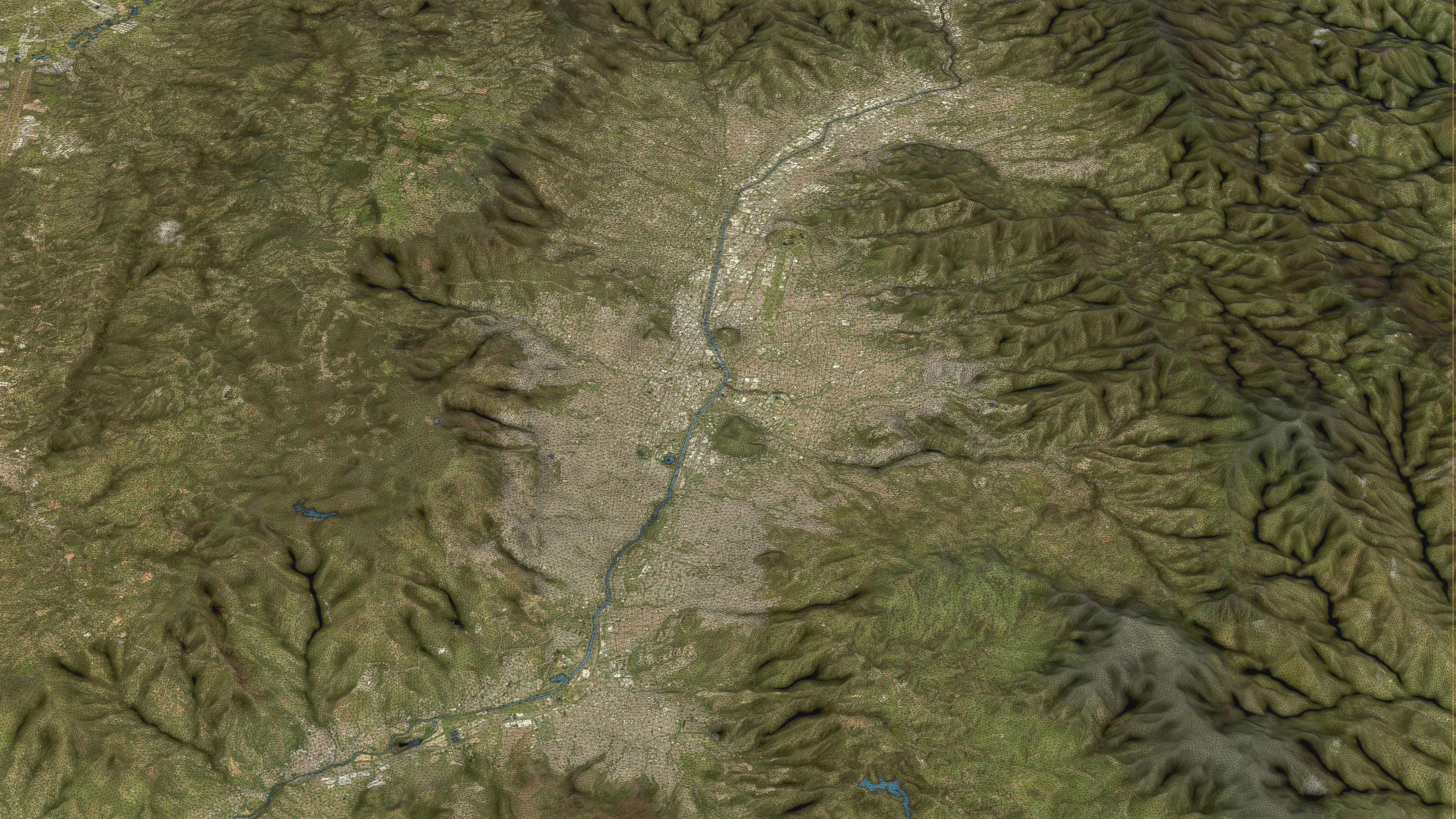 Medellin - Topography Terrain 3D City 3D Model Collection_24