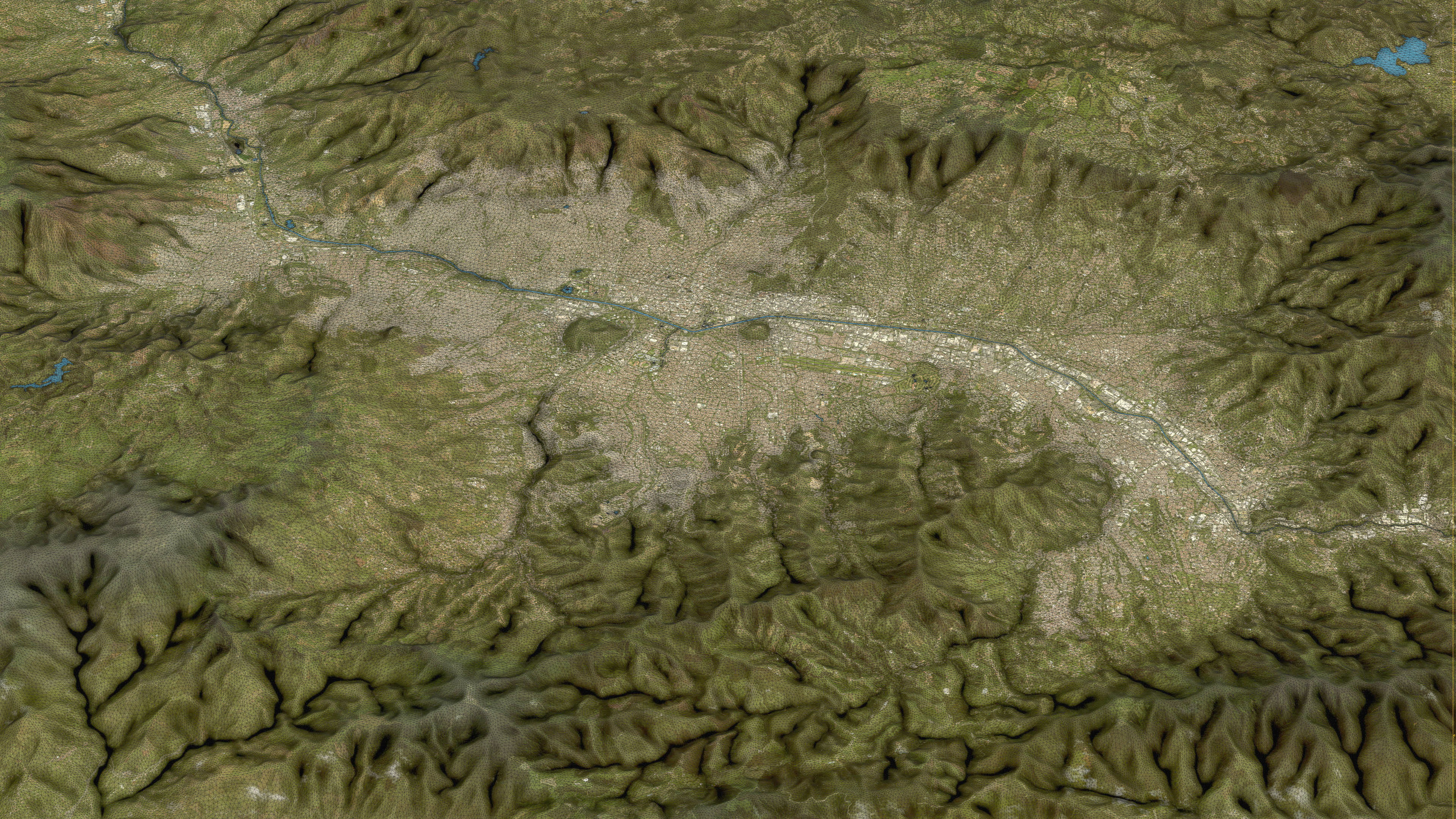 Medellin - Topography Terrain 3D City 3D Model Collection_21