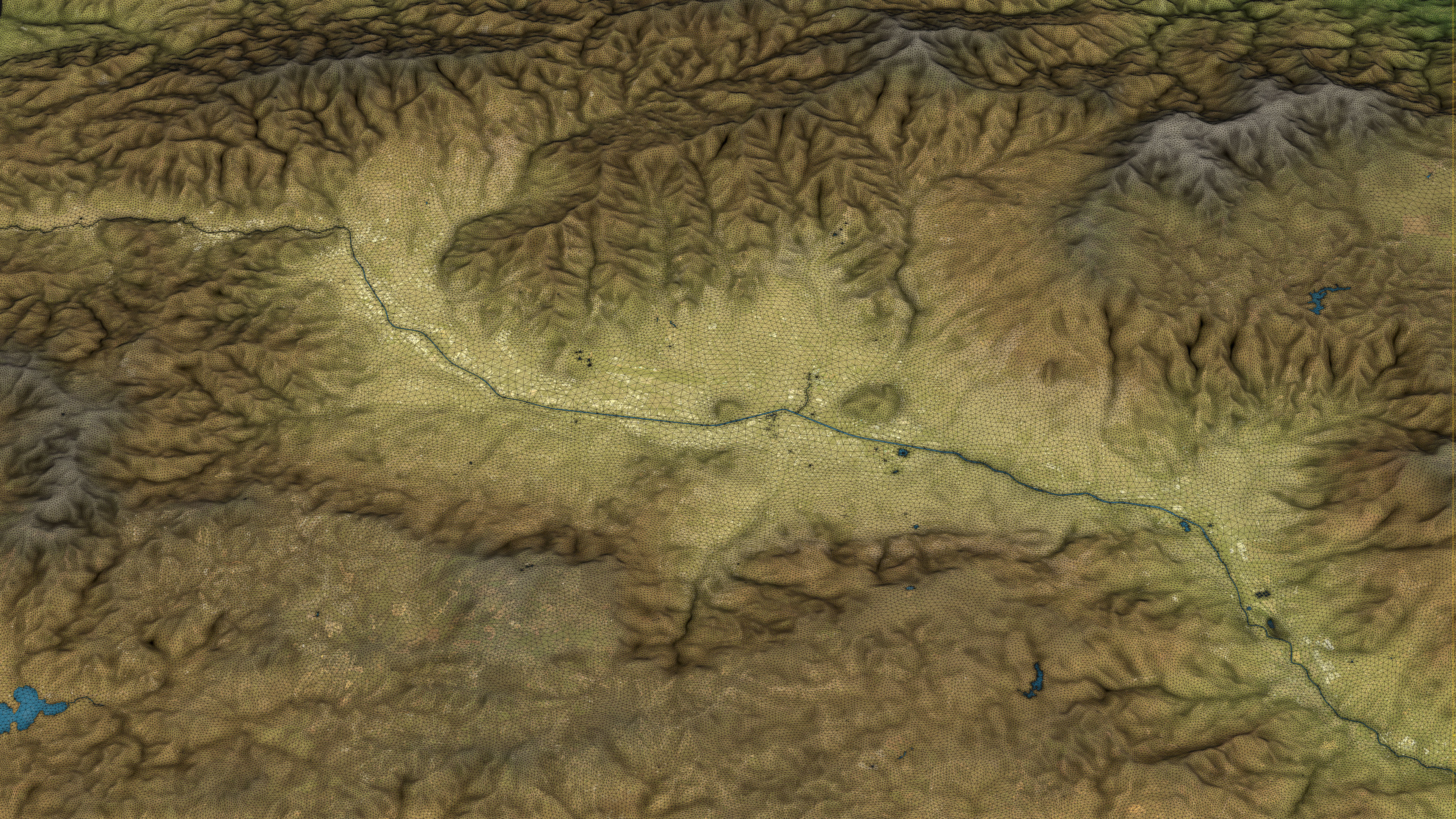 Medellin - Topography Terrain 3D City 3D Model Collection_28