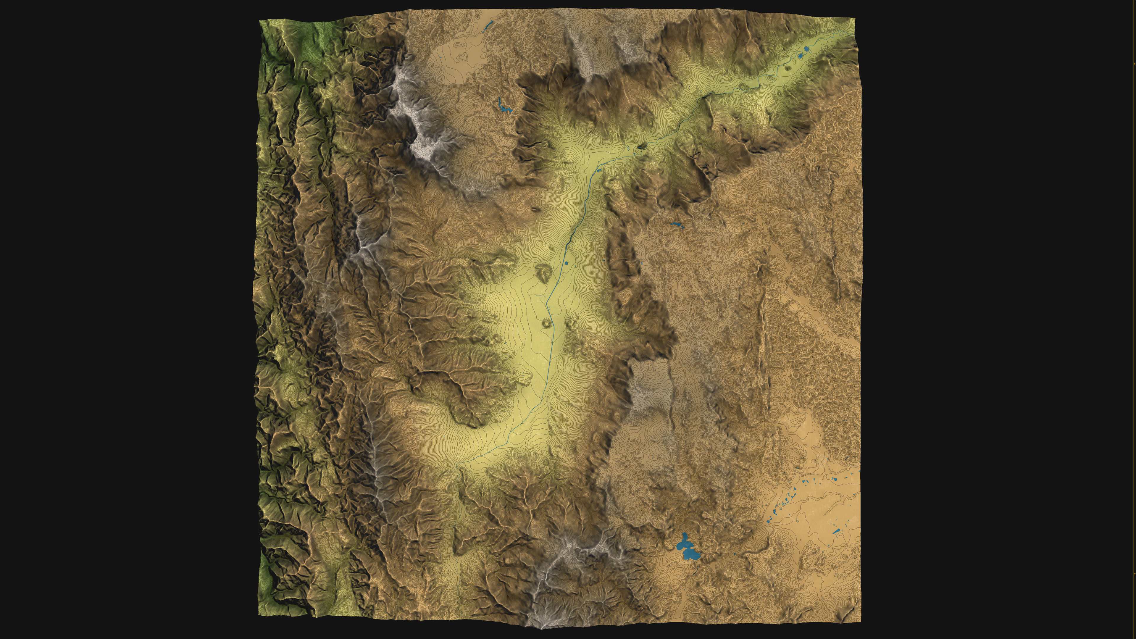 Medellin - Topography Terrain 3D City 3D Model Collection_38