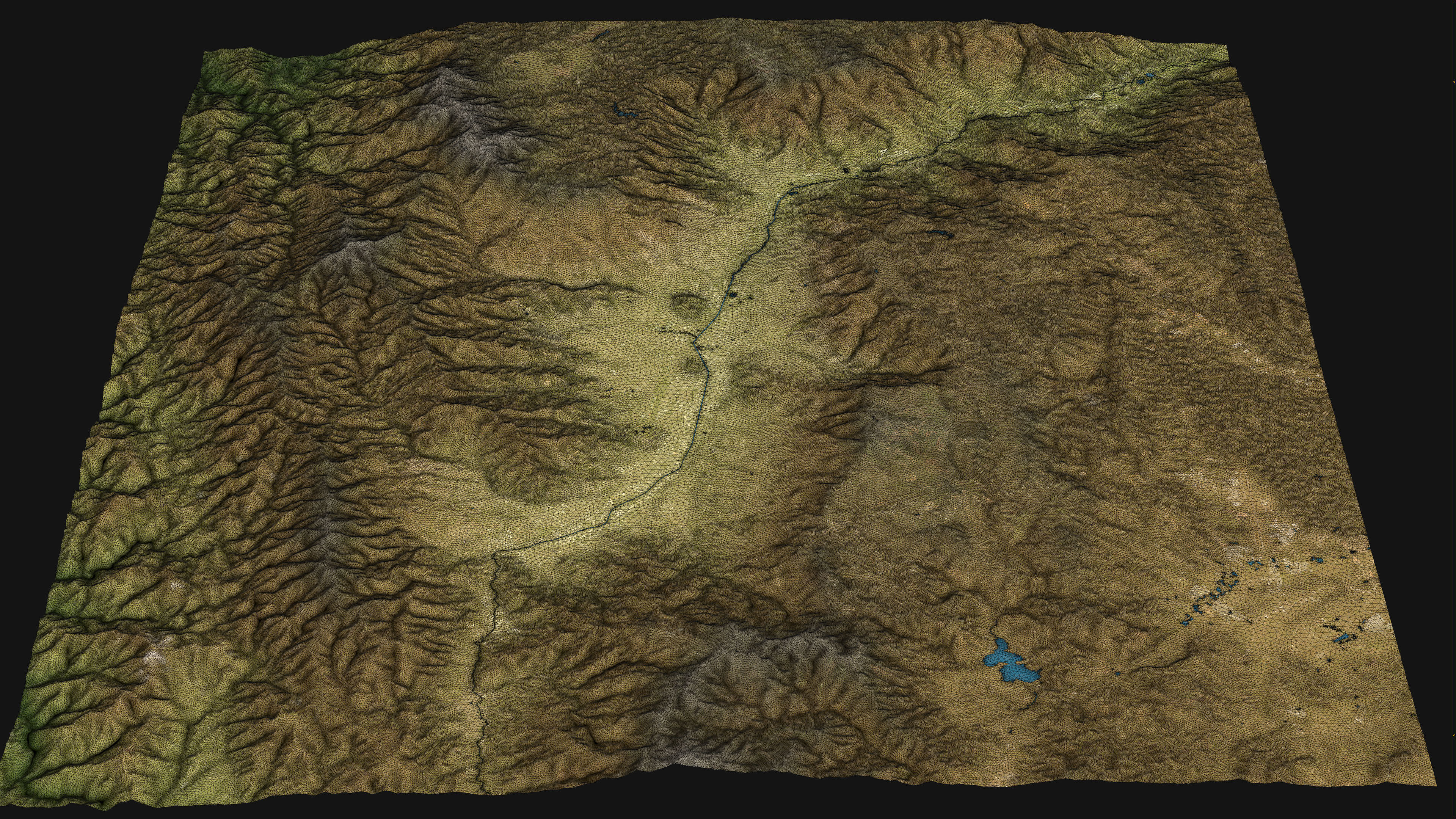 Medellin - Topography Terrain 3D City 3D Model Collection_34