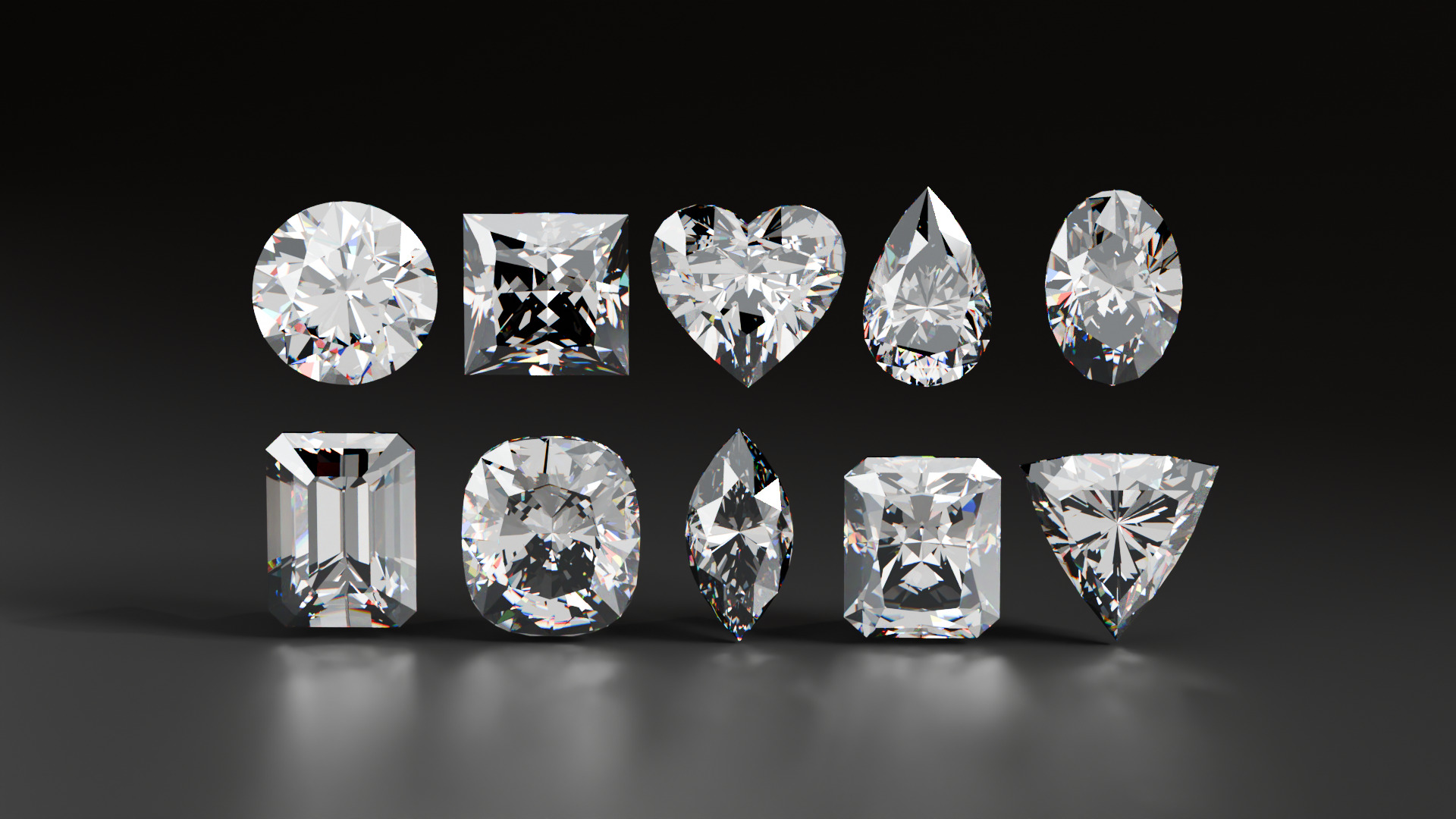 10 Diamond Cut Collection 3D model_24