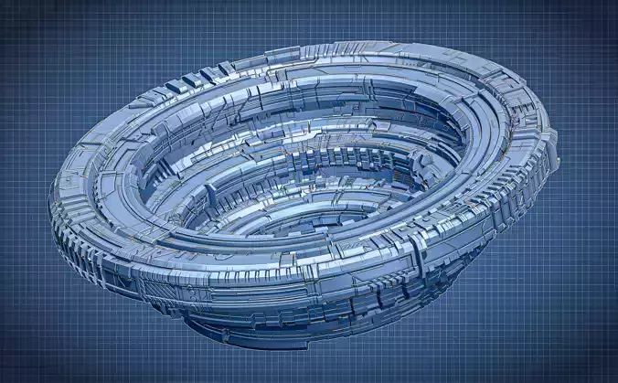 space equipment node 00247 3D model