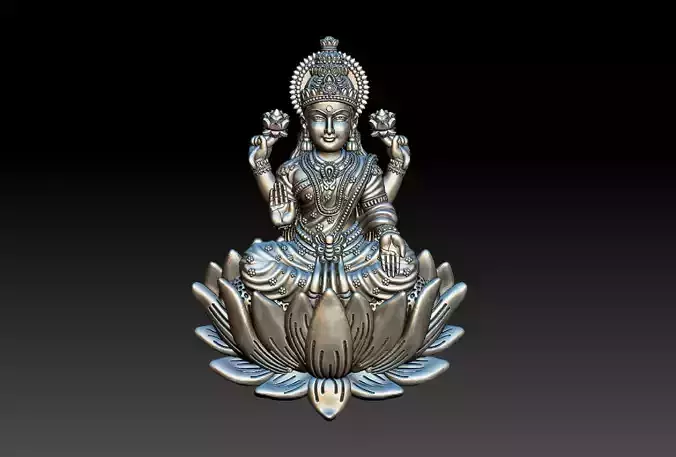 LORD LAKSHMI PENDENT 3D print model