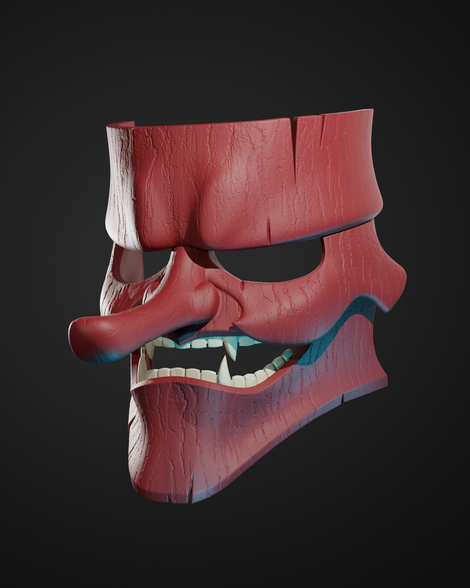 ONI Fang Mask 3D print model_1