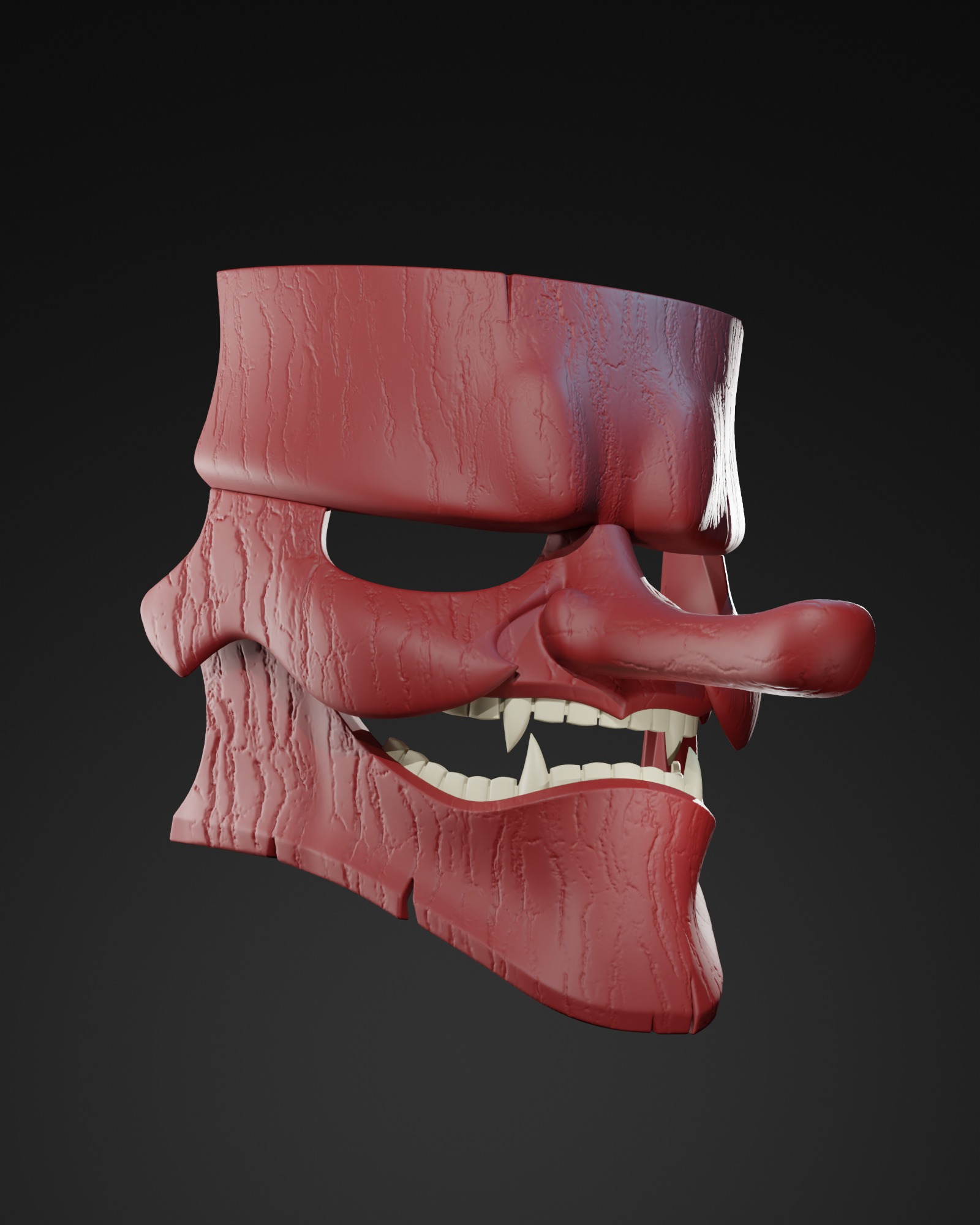 ONI Fang Mask 3D print model_3