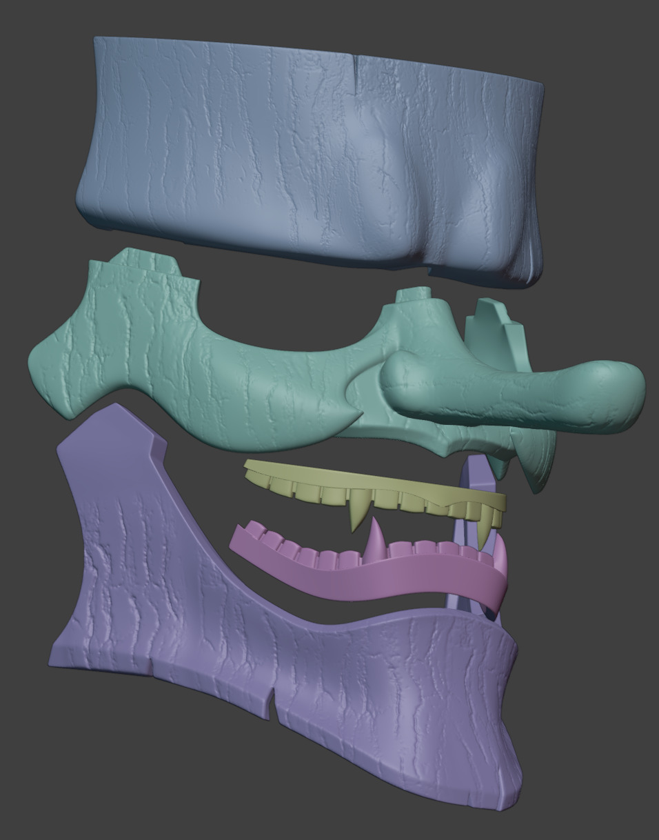 ONI Fang Mask 3D print model_5