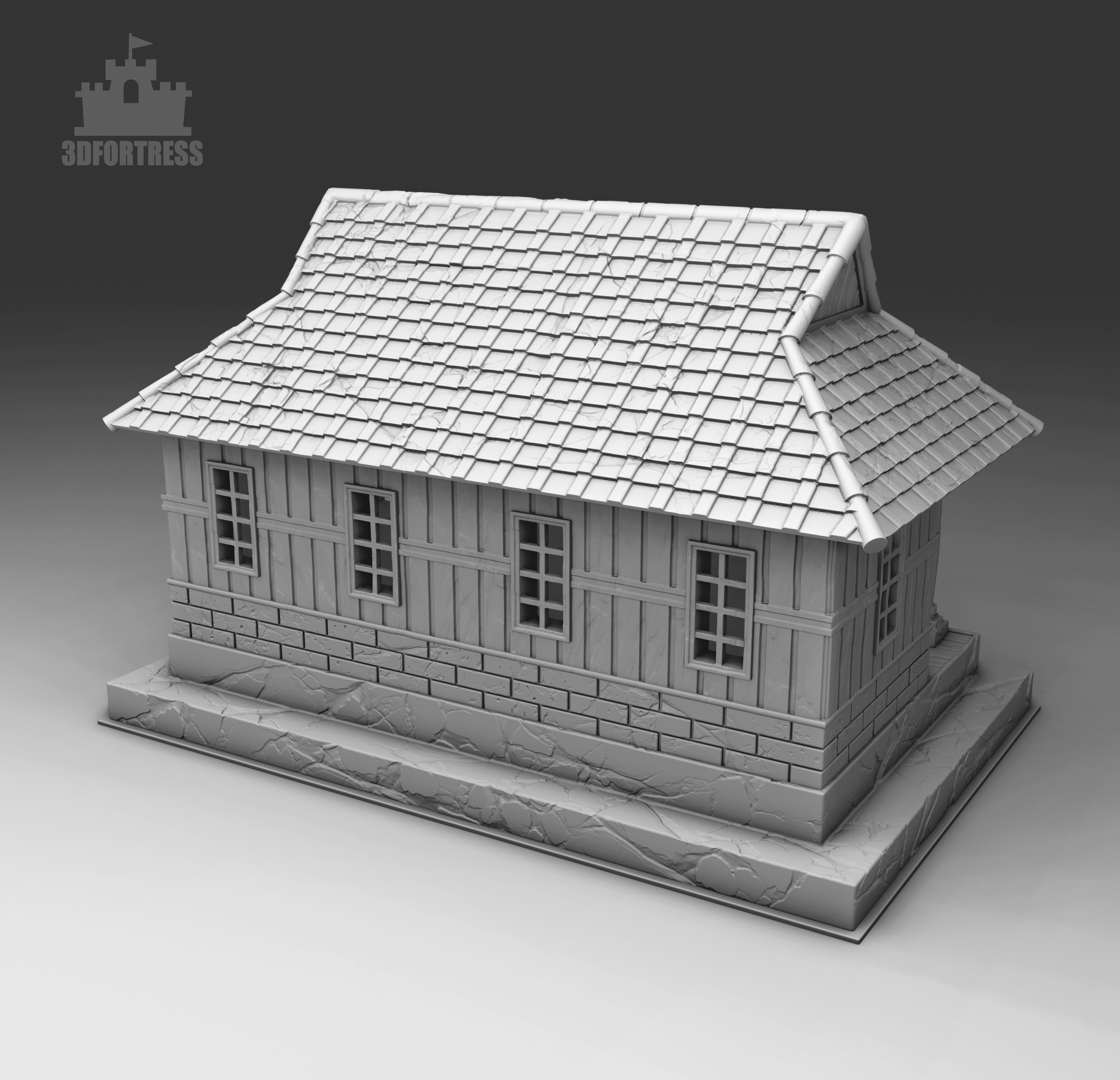 The long house 3D print model_2
