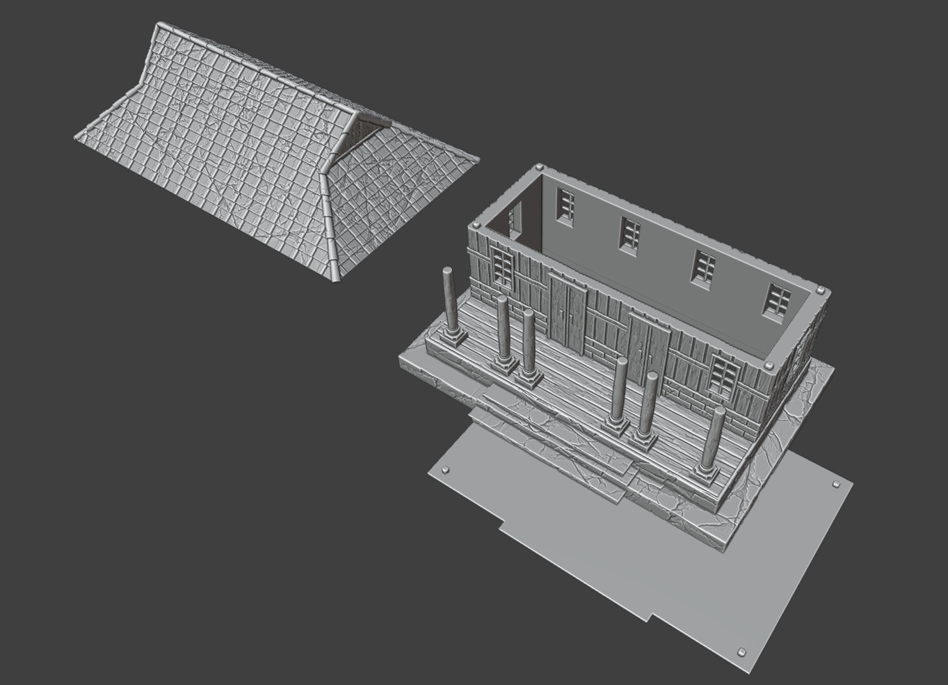 The long house 3D print model_5