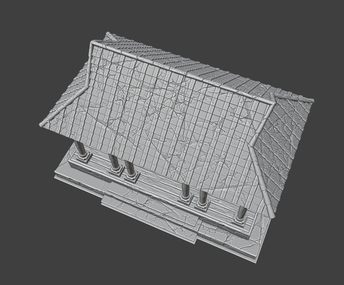 The long house 3D print model_4