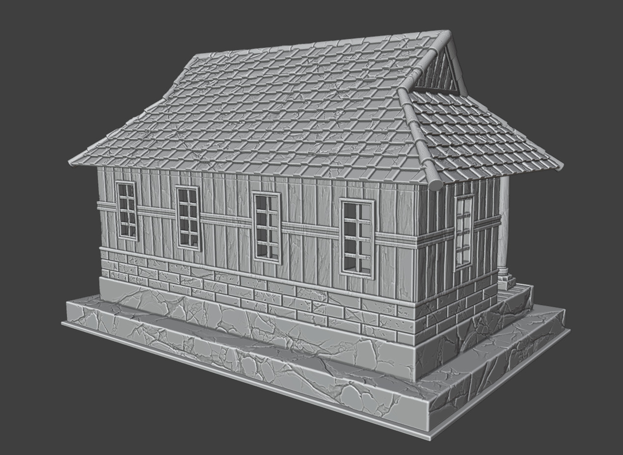 The long house 3D print model_9