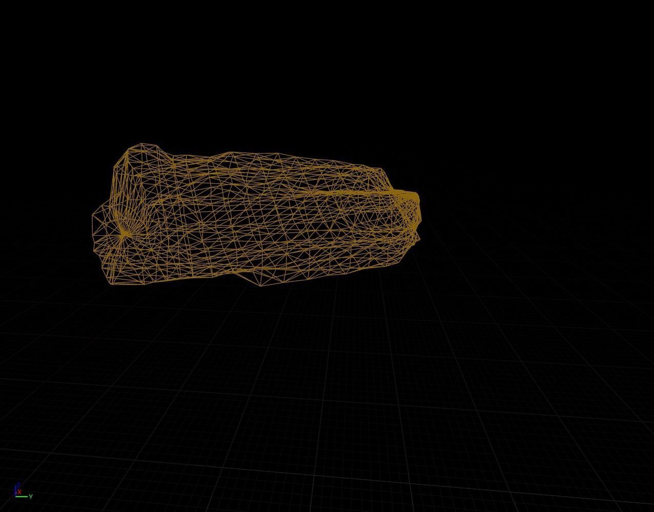 Low Poly Rock 2 Game Ready with Moss Low-poly 3D model_16