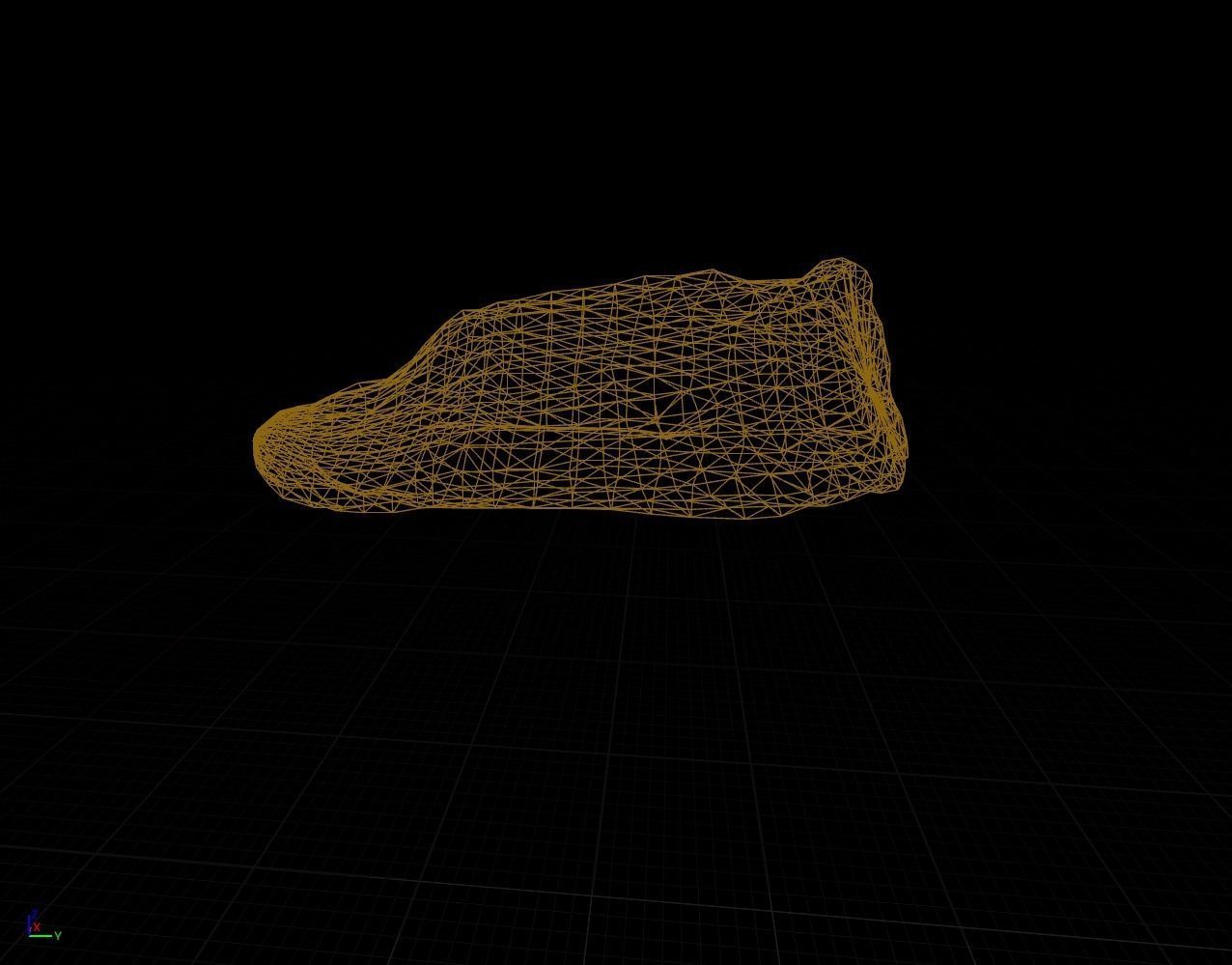 Low Poly Rock 2 Game Ready with Moss Low-poly 3D model_10