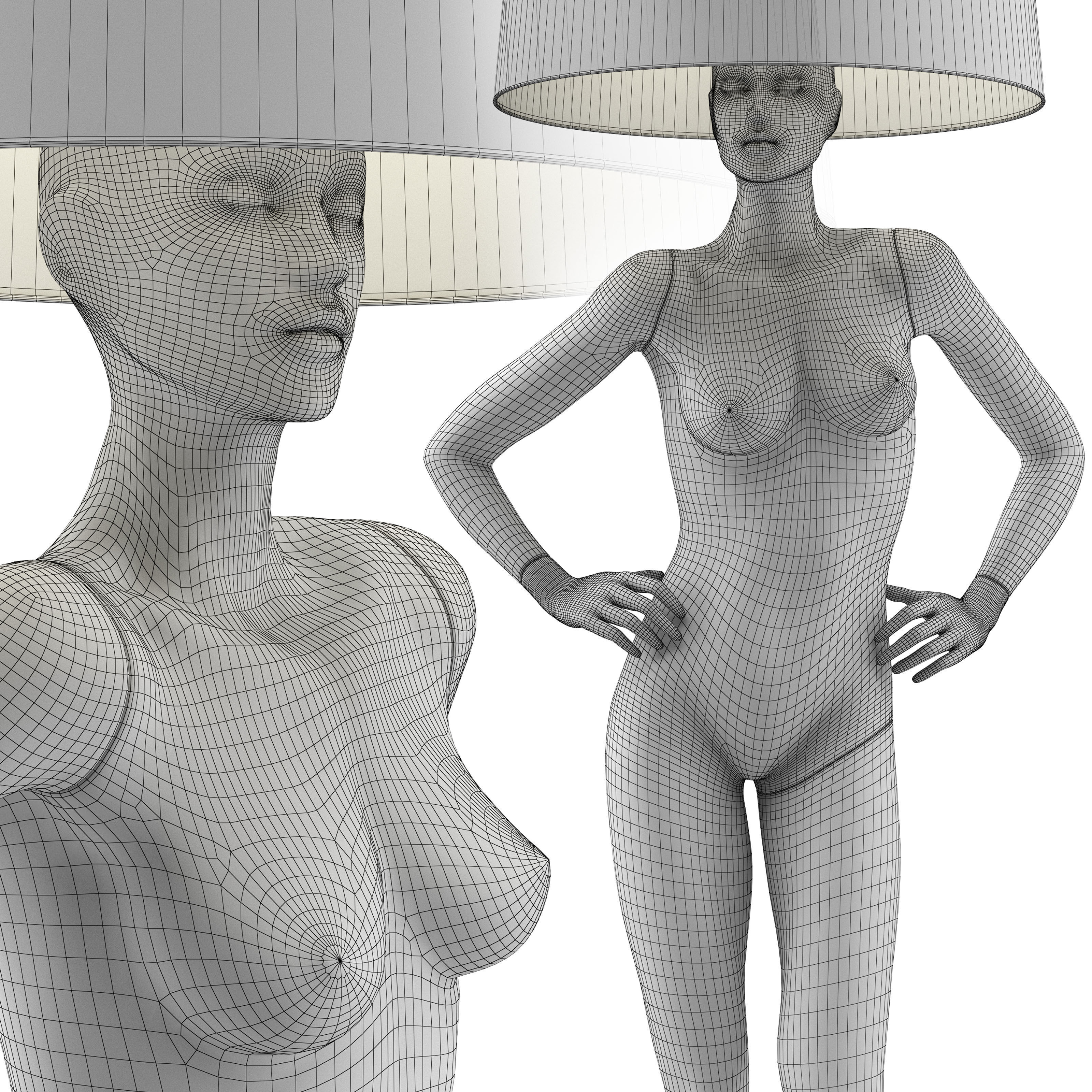 ASTRID MANNEQUIN Floor lamp 3D model_7