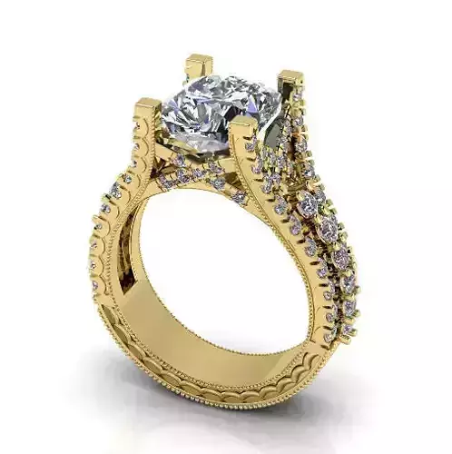 Halo Engagement Ring N013092