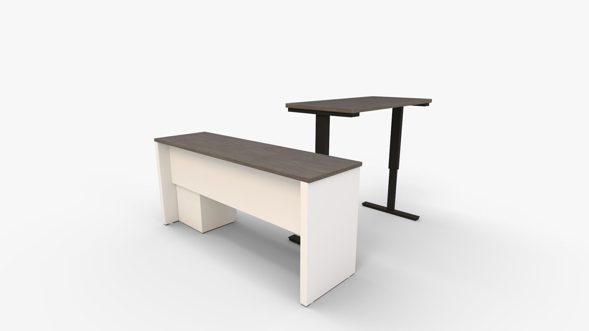 Bestar Prestige and Desk Height 3D model_5