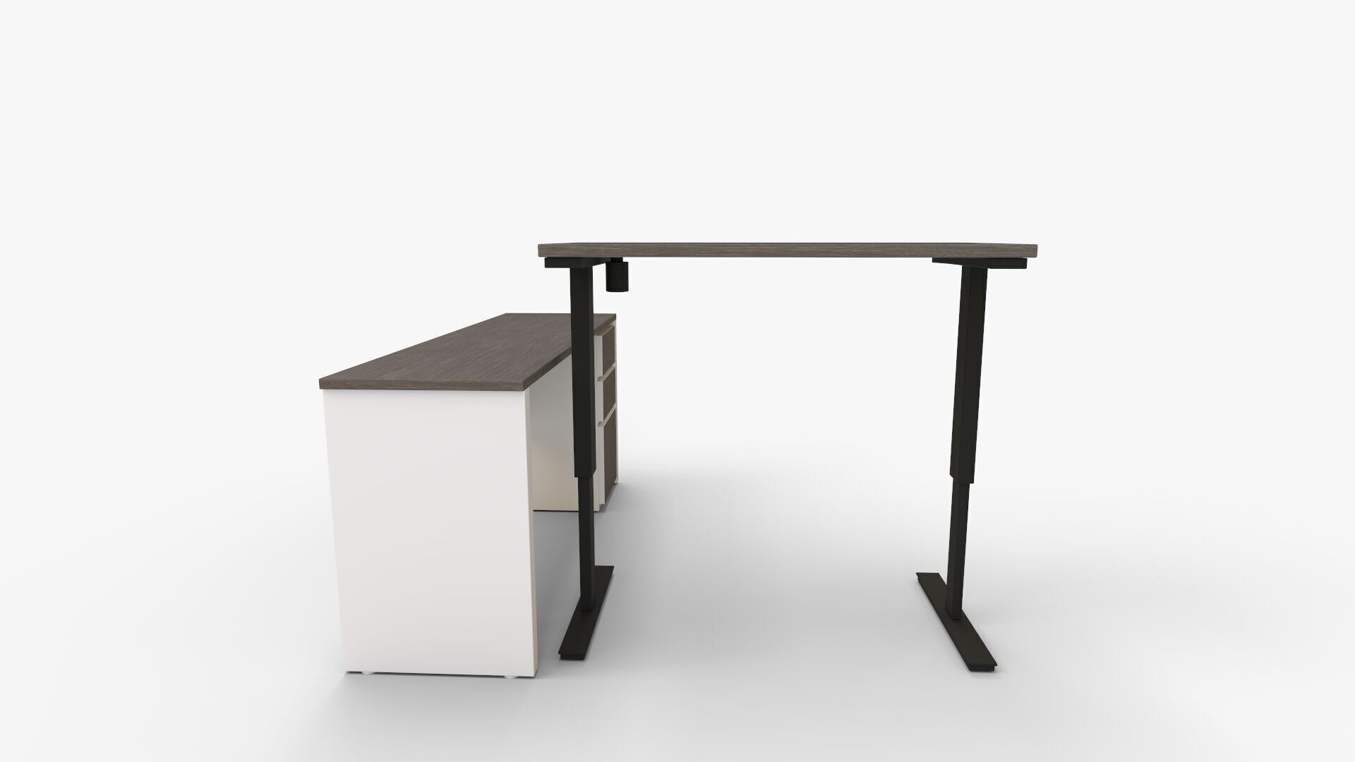 Bestar Prestige and Desk Height 3D model_4