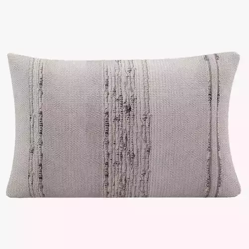 Bogota Ivory Grey Lumbar Pillow