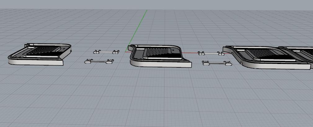 Bracelet link N013086 3D print model_3