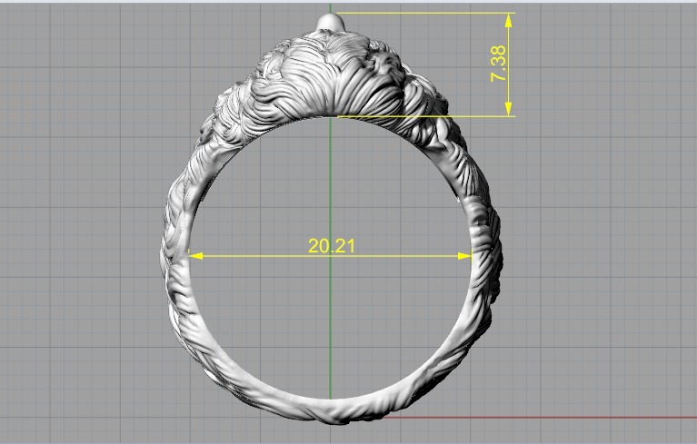 Ring N013084 3D print model_8