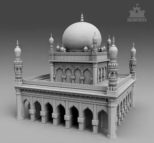 The cathedral 3D print model