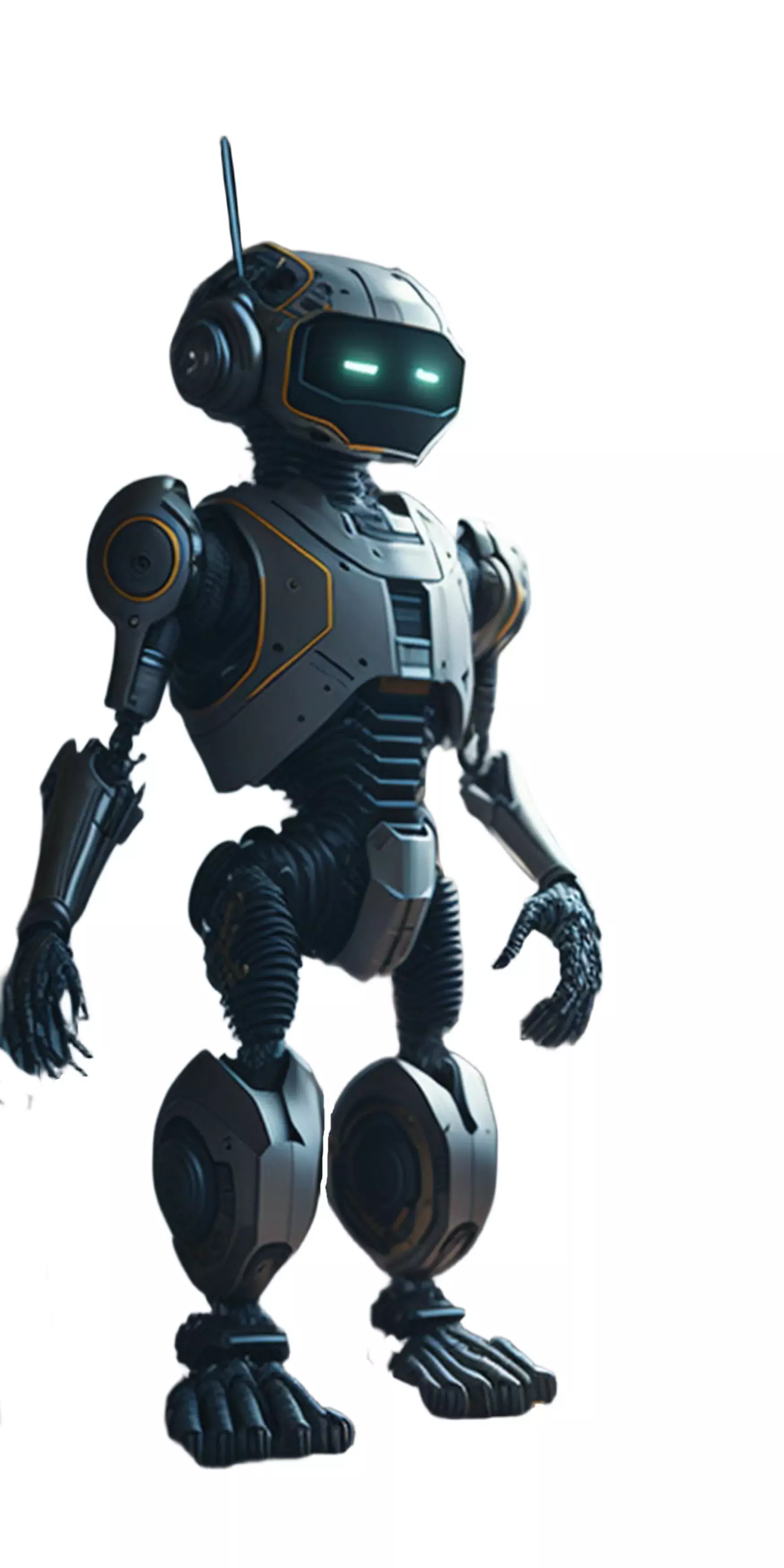 Cyber Guardian robot Free low-poly 3D model
