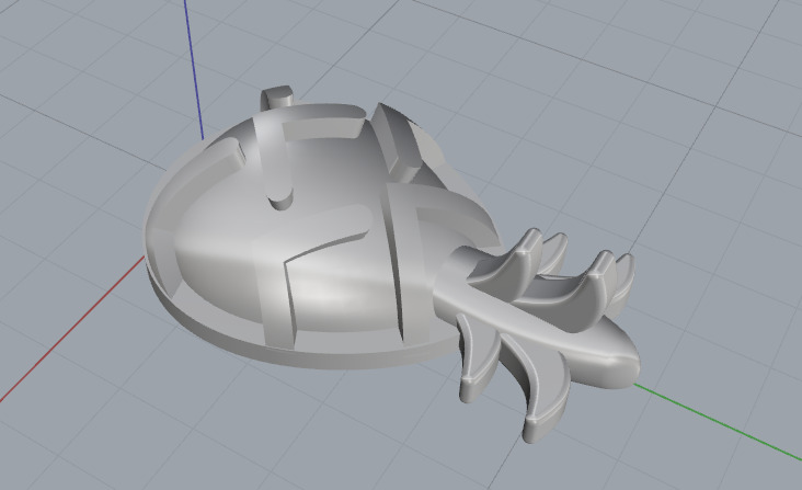 Pineapple N013072 3D print model_5