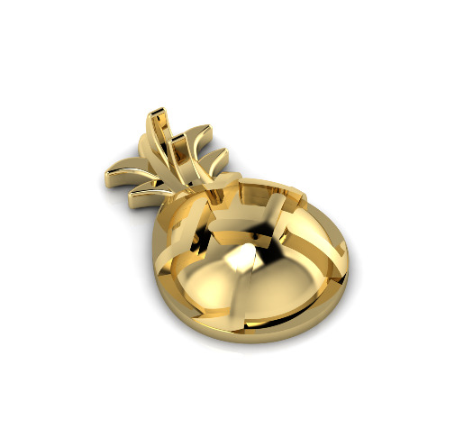 Pineapple N013072 3D print model_1