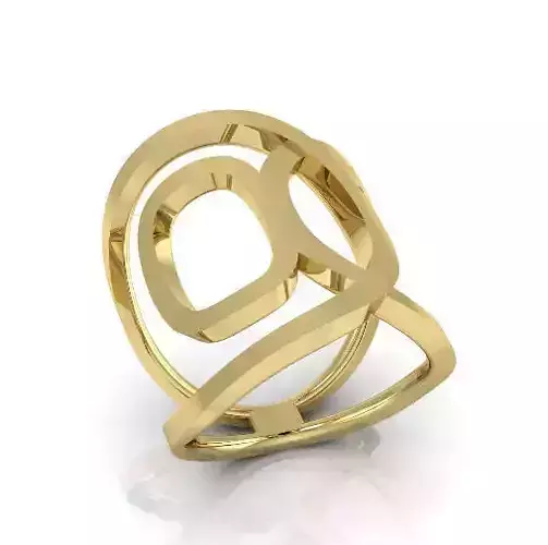 Wide womens ring N013070