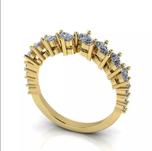 Wedding ring N013068 3D print model