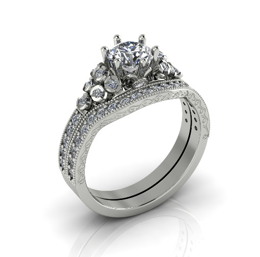 Double ring N013062 3D print model_1