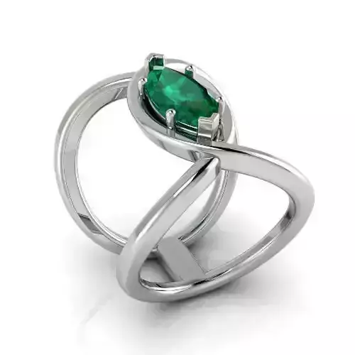 Marquise Halo ring N013056