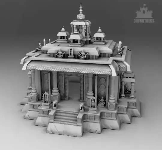 The Big Temple 3D print model