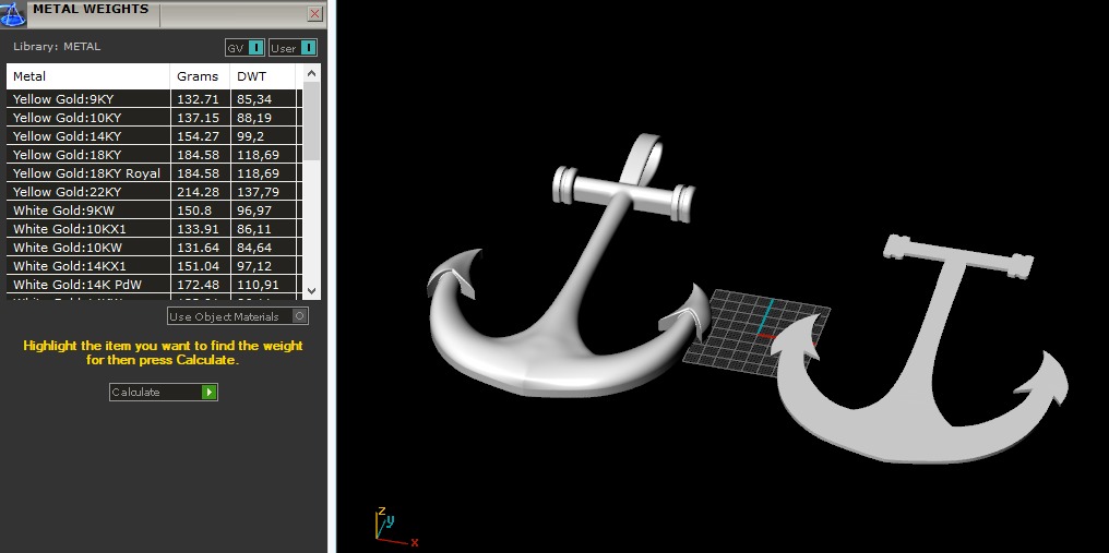 Pendant anchor N013051 3D print model_9