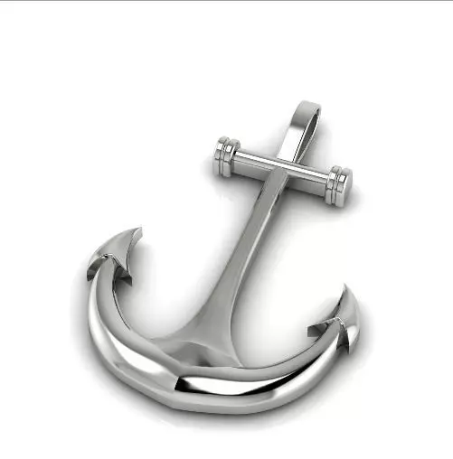 Pendant anchor N013051 3D print model_0