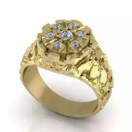 Ring nugget N013049 3D print model