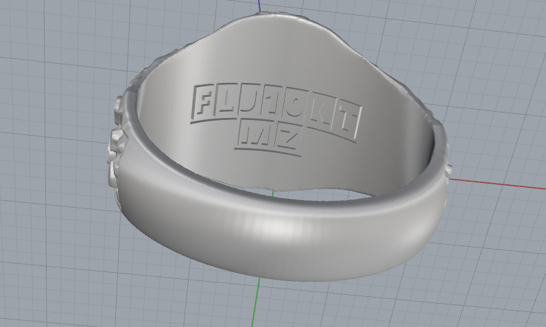 Ring nugget N013049 3D print model_5