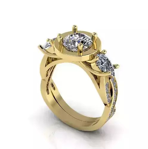 Ring with infinity pattern N013048