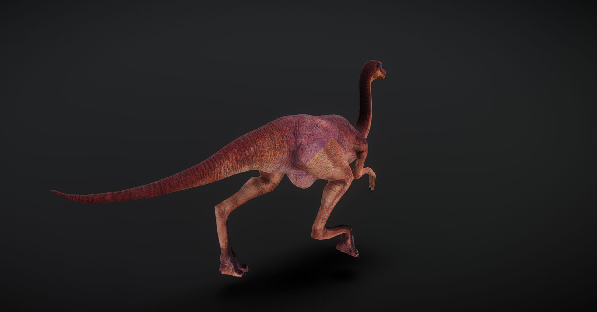 Camel Dragon Bone Binding Animation Low-poly 3D model_2